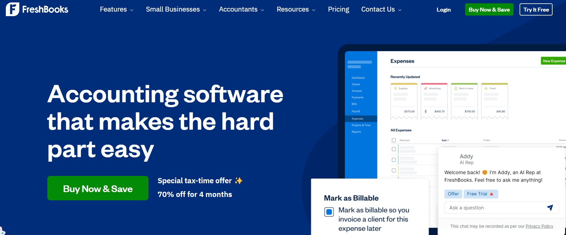 freshbooks small business accounting software for Canada 