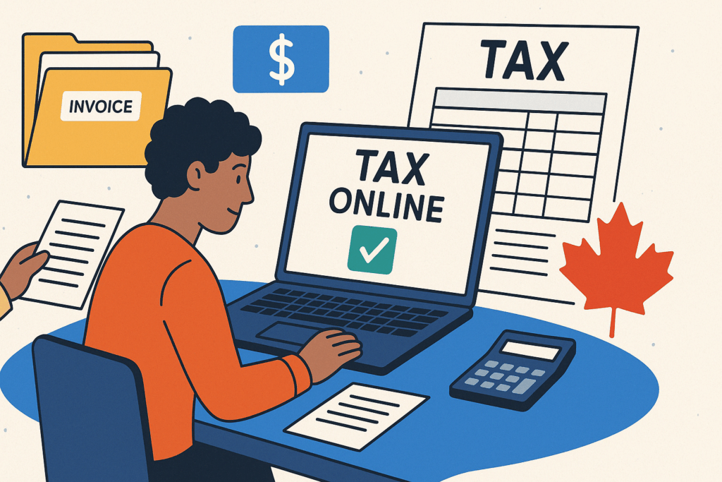 file taxes online Canada