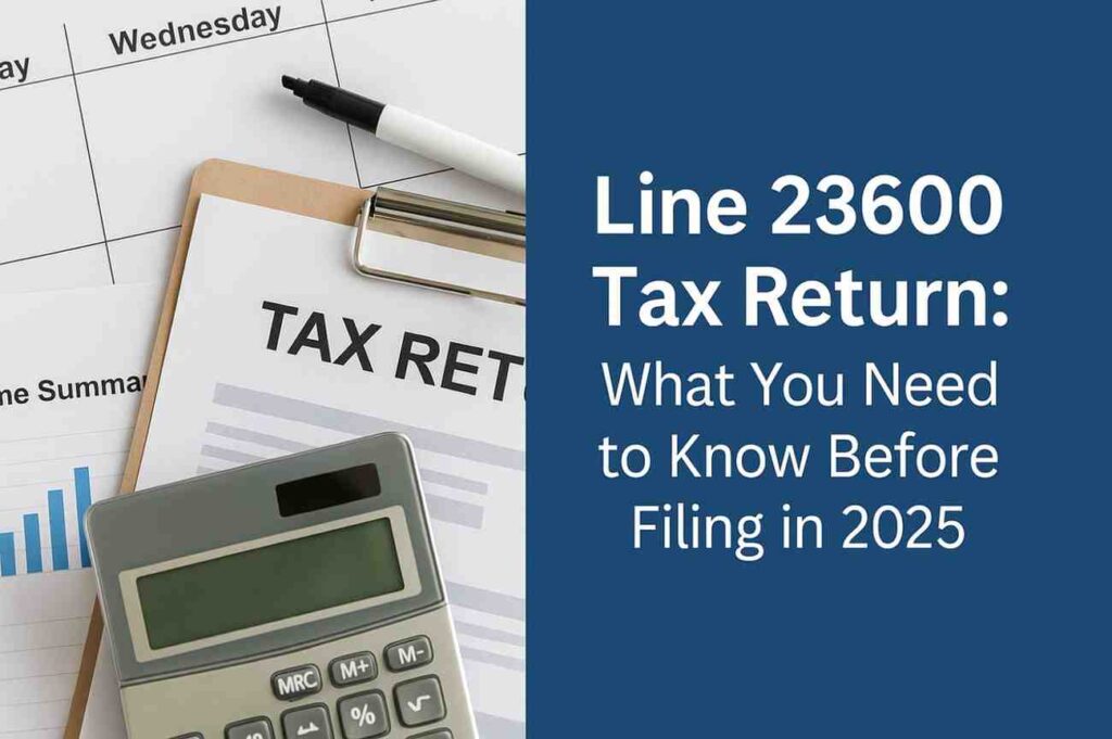 line 23600 tax return