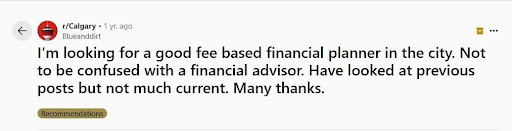 looking financial advisor