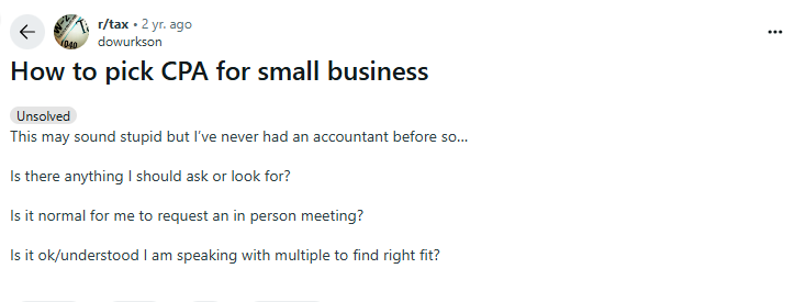 small business CPA Toronto