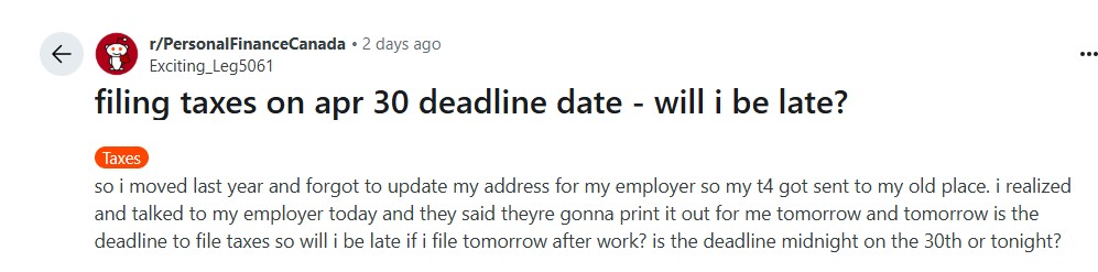 tac deadline missed social media